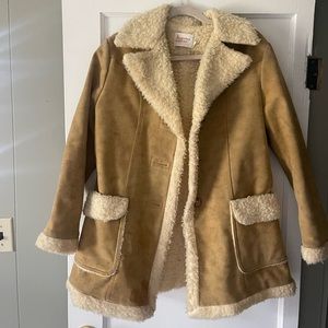 #suede #sherpa jacket